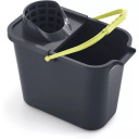 Rectangular bucket 12L with push button grey 05011132 MERY