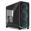 Fractal Design Datora korpuss 3 XL Ambience Pro RGB FD-C-MES3X-03, Melns TG light tint, 1x2.5&rdquo; disku ligzdas