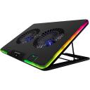 Tracer Jahutuspad TRASTA47590, 2 USB porti, 2 ventilaatorit, 2300 p/min, 22 dBA, 63 CFM, kummist stabiliseerimine