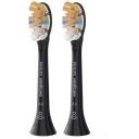 Philips Dantų &scaron;epetėlių galvutės HX9092/88 Mink&scaron;ti &scaron;eriai, 2 vnt., Juoda, 62000 vibracijų/min, 3 mėnesių keitimas