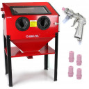 Smėliavimo valymo įranga 1/4" 5.5bar. 220L M80596 MAR-POL