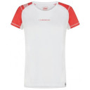 Krekls HYNOA T-Shirt W, izmērs: XS, White/Hibiscus, 8020647803125 LA SPORTIVA