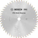 Ripzāģa disks 184x16 mm Multi material, Rokas ripzāģiem PRO MULTI MATERIAL RIPZĀĢA ASMENS, 2608640815, BOSCH