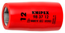 Hexagonāla uzgriežņu atslēga, KNIPEX, 98 37 12, 12 mm S platums, hromēta, DIN EN 60900 standarts