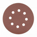 Smilšpapīra disks uz auduma bāzes 125mm G150 (5gab.) HOGERT