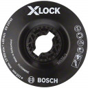 Тарелка опорная мягкая X-LOCK с зажимом 125 мм, 2608601714 BOSCH