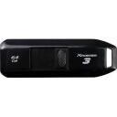 Patriot Флешка Xporter 3 PSF64GX3B3U, 64 ГБ, 80 МБ/с, USB 3.2, черный, слайдер, Plug and Play, UASP
