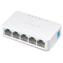 Mercusys настольный коммутатор MS105, 5 RJ45 портов 10/100Mbps, неуправляемый, DC разъем питания, CE, RoHS