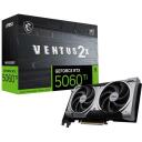 Msi VENTUS Graafikakaart RTX 5060 Ti 16G VENTUS 2X OC PL, 4608 CUDA, 16 GB GDDR7, 128 bit, 2 ventilaatorit