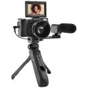 Agfa Photo Vlogging kaamera VLG4KDIG, 48MP, 4K, 16x digitaalne suum, 250g, MicroSD, liitiumioonaku