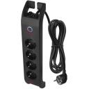 Emos &Uuml;levoolu kaitse P54222, 2m, 1800J, 4x2P+PE, 16A, 3680W, EMI/RFI filter, laste kaitse