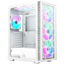 Montech Korpus X3GLASS(W), Midi Tower, 3x140mm, 1x120mm, 2x2.5", 2x3.5", RGB ventilaatorid, Tempered Glass