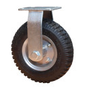 Fiksēts PU ritenis 8" MET/GULT