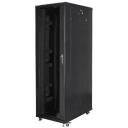 Lanberg Vaba seisev kapp FF01-8242-12B, 800mm, 1200mm, 42U, 800kg, Klaasuks, IP20, 4 ventilaatorit