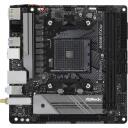 Asrock B550M-ITX/ac, B550M-ITX/AC, AM4, 2xDDR4, 4xSATA, 1xHDMI, 1xDP, 1xLAN, 3xUSB 3.2, 2xUSB 2.0, 1xM.2, 7.1 garso