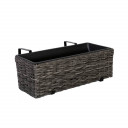 Lillekast rõdule WICKER 60 x 19 x 18 cm hall 35168 HOME4YOU