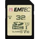 Emtec Atmiņas karte ECMSD32GHCU1OR, 32GB, 90MB/s, 20MB/s, UHS-I, V10, ūdensizturīga, putekļu aizsardzība