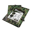 Tarpaulins CAMOforest 6 x 12m, BRADAS, PLCF906/12, 90 g, ideāls kempingam un izdzīvo&scaron;anai