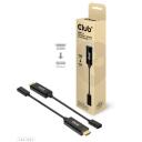 Club3D adapter CAC-1333 HDMI 1, USB-C 1, 4K 60Hz, 0.22 m, must