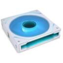 Lian Li Kompiuterio ventiliatorius G99.14SLIN1W.00, 140mm, 1600RPM, 72.7CFM, 2.88mmH2O, 40 LED, baltas