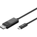 Goobay USB-C- DisplayPort adaptera kabelis 79295, 1,2 m, USB-C vīrietis, DisplayPort vīrietis, 4K 60 Hz