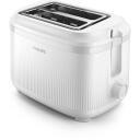 Philips Toaster HD2511/00, 900 W, 2 riekelės, 8 rudos lygiai, 2 angos, auk&scaron;to pakėlimo mechanizmas, metalinis korpusas, baltas