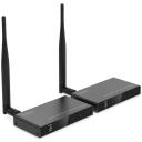 Digitus Bezvadu HDMI Sadalītājs/Izvēr&scaron;anas Komplekts DS-55346, 100m, 6.75Gbps, 5GHz, melns
