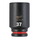 SHOCKWAVE&trade; IMPACT DUTY TRIECIENIZTURĪGAS UZGRIEŽŅU MUCIŅAS, 37 MM 3/4" IMPACT SOCKET DEEP - 1PC, 4932480396 MILWAUKEE