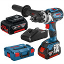 Cordless drill GSR 18V-110 C, 2x5Ah, GAL 18V-40 06019G010C BOSCH