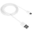 Кабель с разъёмом Micro USB и длиной 1 м Белый CNE-USBM1W CANYON