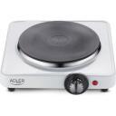 Adler | Free standing table hob | AD 6503 | Number of burners/cooking zones 1 | White | Electric
