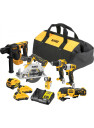 Įrankių rinkinys 12V (1x5,0Ah, 2x2,0Ah, DCH072, DCS512, DCD701, DCF801, DCS353, DCL510) DCK611P1D2-QW DEWALT