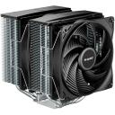 Be Quiet Alumīnija līmeņrādis Pure Rock Pro 3 BK041, 2 ventilatori, 101.2m&sup3;/h, 34.8dB(A), 6 siltuma caurules