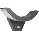 Maclean LED lamp liikumisanduriga MCE290 GR, 10W, 800LM, 4000K, IP54, must, 140&deg;, 9m, 220-240V