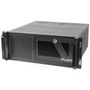 Lanberg rackmount serveri ATX &scaron;assii 450/08 19''/4U SC01-4504-08B, 6x3,5'' sisemised, 1x3,5'' v&auml;line, 3x5,25'' v&auml;line