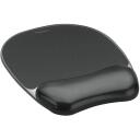 Fellowes geelpadi randme toe CRYSTAL 9112101, 202 x 235 x 25 mm, must, libisemisvastane alus