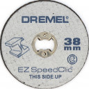 Тонкий отрезной диск по металлу D = 38, 12 шт. 2615S456JD DREMEL