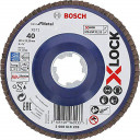 X-LOCK vēdekļveida slīpdisks X571 125mm;K40 2608619209 BOSCH