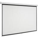 &Scaron;ilelis Projekcijas ekrāns ES-1, 84 collas (213 cm), 186 cm x 105 cm, 16:9, matēta balta, montējams pie griestiem