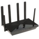 Cudy P5 | AX3000 Dual-SIM 5G SA/NSA Wi-Fi 6 Router with 4× Gigabit LAN Ports (2402 Mbps + 574 Mbps) — Desktop Design, Sleek Black Finish