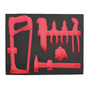 TUK&Scaron;I PUTU IELIKTŅI TĒRAUDA UZGLABĀ&Scaron;ANAI, EMPTY 15 PC GENERAL TOOLING FOAM SET, 4932493686 MILWAUKEE
