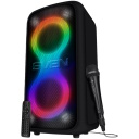 Super šventinė Party Box su karaokė renginiams 1000W TWS Bluetooth FM USB LED ekranas maitinimas iš tinklo juoda SV-022686 Sven