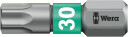 1/4" otsik 867/1 BTZ TORX TX 30x25, Wera, 066128, 1/4, TX 30x25