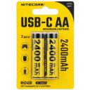 Nitecore Аккумуляторы NC-NH24002 2400 мАч, 1.5 В, AA, 2 шт.