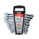 Rats kombinēto uzgriežņu atslēgu komplekts 12 gab. 8-19mm, 72 zobu, hromēts, AW39999, AWTOOLS