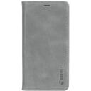 Krusell Sunne 4 Card FolioWallet 61505, 16,5cm, hall, 4 kaardi pesa, kriimustuskaitse, tolmu eest kaitstud