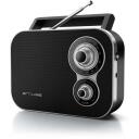Muse 2 joslu pārnēsājamais radio M-051R, 4 x C akumulators, AC 230V, FM/MW, melns