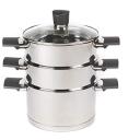 Russell Hobbs Aurutaja RH011701EU7, 2 sektsiooni, roostevaba teras/must, sobib k&otilde;ikidele pliitidele