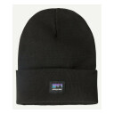 Patagonia Cepure EVERYDAY Beanie, PATAGONIA, 0198077389378, 2-ply 100% recycled polyester, Svars: 96g, Krāsa: BLACK