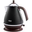 Delonghi Elektrinė arbatinukas KBOV2001BK, 2000 W, 1.7 L, juoda, nerūdijantis plienas, 360&deg; bazė, vandens lygio indikatorius
